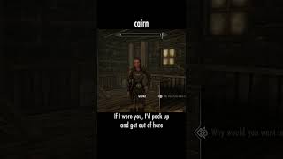 cairn — The Elder Scrolls V: Skyrim dialogue scene