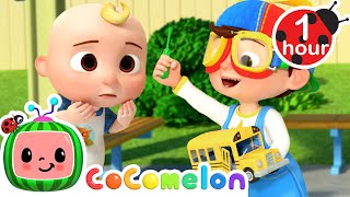 Wheels On The Bus Toy Fixing Fun! + MORE CoComelon Nursery Rhymes & Kids Songs | CoComelon Toy Play