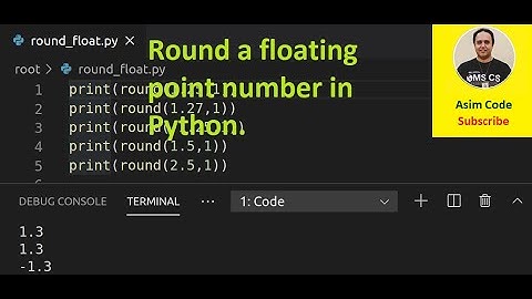 Round a floating point number in Python