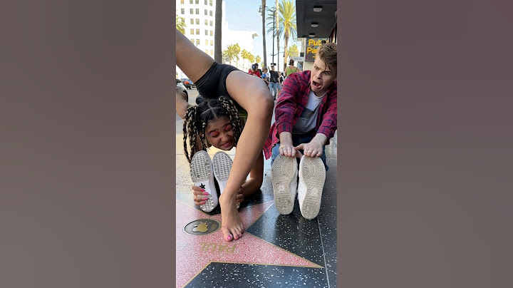 WHAT?!? Merrick & @LibertyBarros on Hollywood Blvd #gottalent #skit