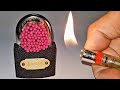 How To Open A Lock With Matches | Cách Mở Khóa Bằng Diêm