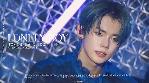 TOMORROW X TOGETHER-「Lonely Boy」 World Tour - 