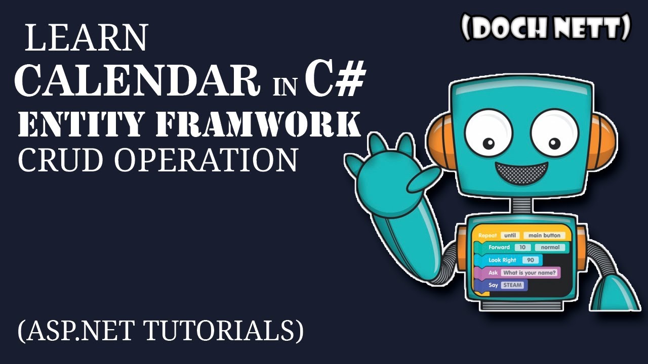 Learn How To Add Calendar In C MVC Tutorials YouTube