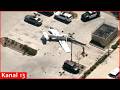 Aerial video shows small plane after crash in Southern California parking lot