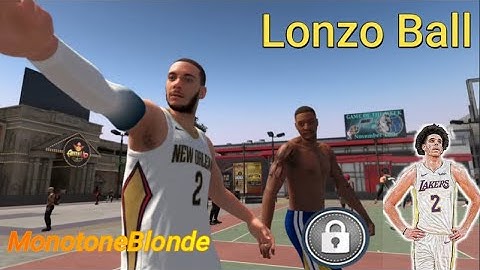NBA 2k20 Lonzo Ball Build