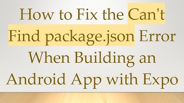 How to Fix the Can