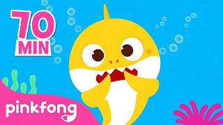 Soluço do Bebê Tubarão e mais músicas infantis | +Compilação | Pinkfong Canções para crianças