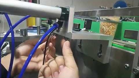 How to change over automatic tapered conical cup labeling machine