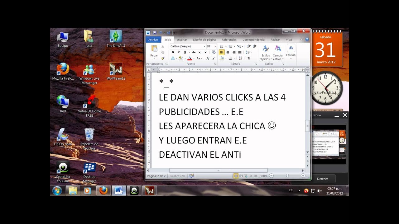 Hack De Wolfteam Actualizado 2012 5 de Abril :D