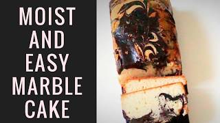 Marble Cake Recipe - Butter Marble Pound Cake Recipe