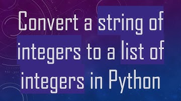 Convert a string of integers to a list of integers in Python