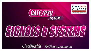 GATE 2024 EC Question Paper | Signal & Systems Solution | GATE EC lectures & Online Coaching Classes