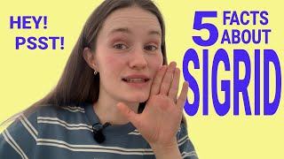 CHECK BOX: 5 FAKTEN ÜBER SIGRID - die du noch nicht wusstest?