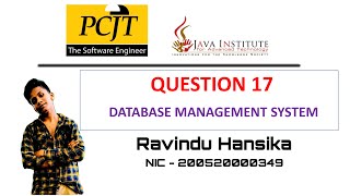 Task 17 | Create Relationships between the Tables | 1st Year | Java institute