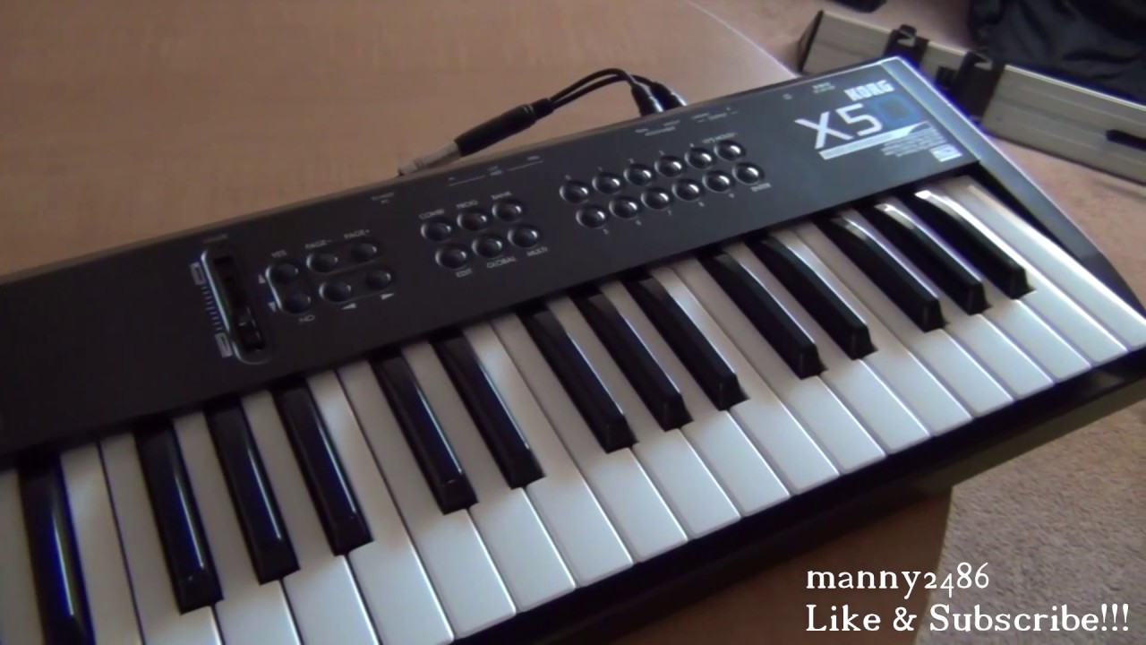 Vista General Del Korg X5D (Overview) - YouTube