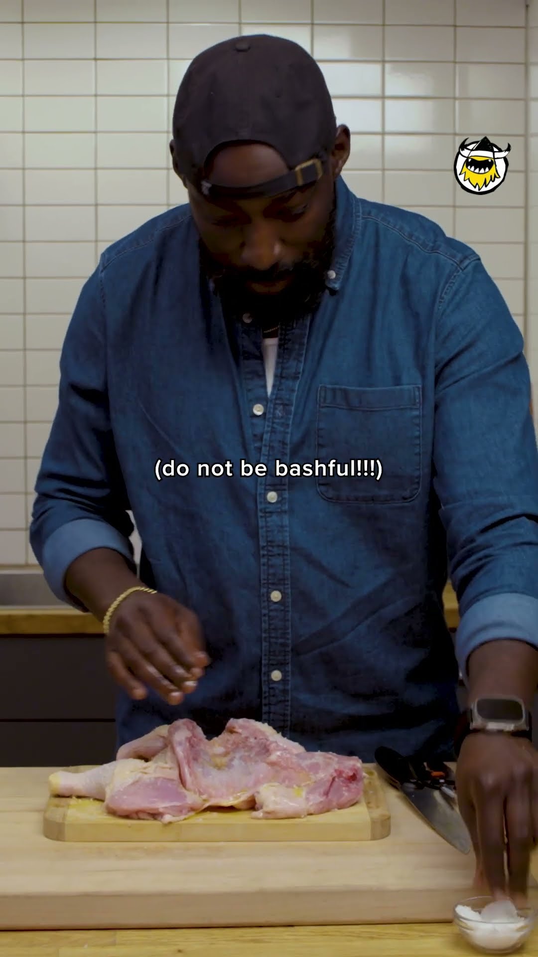 How to make BRICK CHICKEN With Hot Ones Sauce ??
