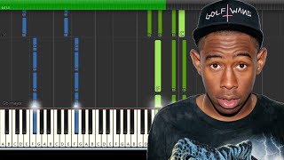 Video thumbnail of "Tyler The Creator - See you again [Synthesia] (Piano tutorial)"