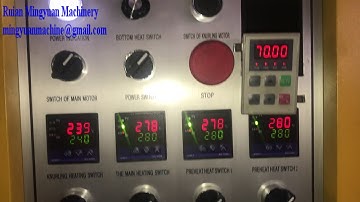 Open cam paper cup machine testing for india client