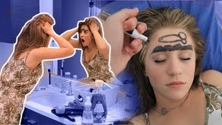 PERMANENT MARKER PRANK ON GIRLFRIEND! (PUBLIC EMBARRASSMENT)