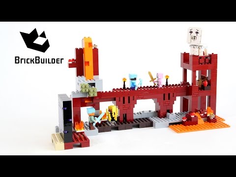 LEGO MOC Improved Minecraft Nether Fortress by sebbl