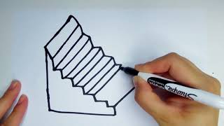 Cómo Dibuar Unas Escaleras