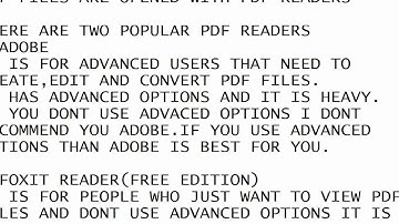 HOW TO VIEW PDF FILES