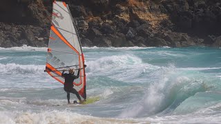 Windsurfing. Surfing. Sagres. Algarve. Portugal.