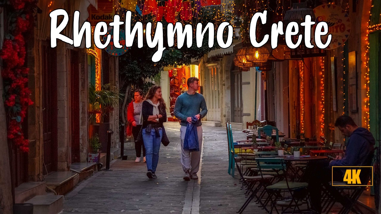 🇬🇷 Exploring & Strolling through Rethymno Crete, Greece