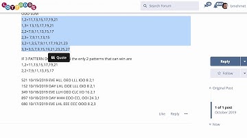 LOTTODDS.COM - Prediction Pick3 CA and DC - 10/20/19