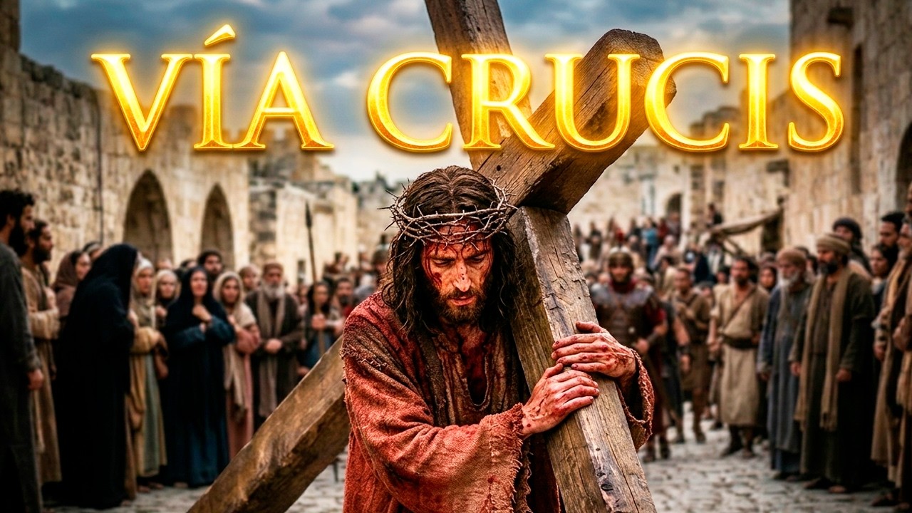 Viacrucis Meditado: El Camino de la Cruz (Imágenes y Videos de las Estaciones) 🙏✨
