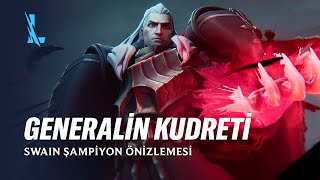 Generalin Kudreti Swain Şampiyon Önizlemesi - League Of Legends Wild Rift