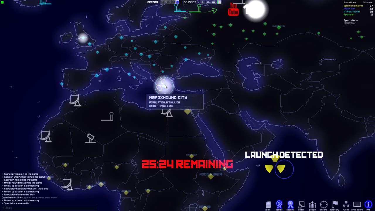 Defcon multiplayer player