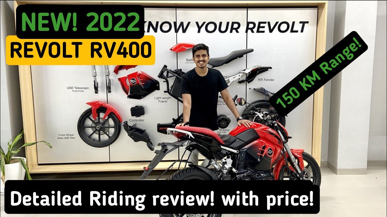REVOLT RV400 Riding Review 150+ KM range!! Best Electric Bike in
