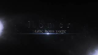 Homer - Static Homepage screenshot 1