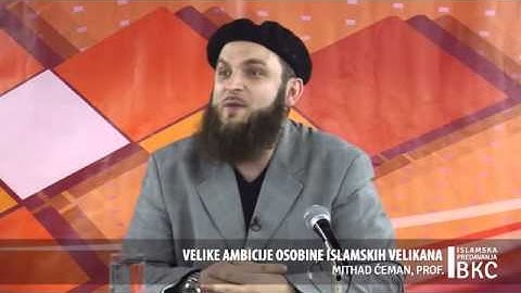 Koji su tvoji ciljevi - prof Mithad Ceman