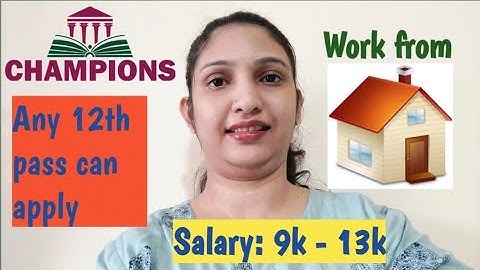 Work from home.Full time work from home jobs.Earn upto 9k-13k.Any 12th pass and Graduates can apply