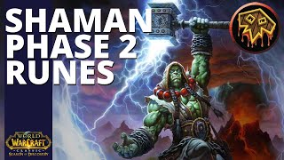 WoW SOD Phase 2 Shaman Runes Guide