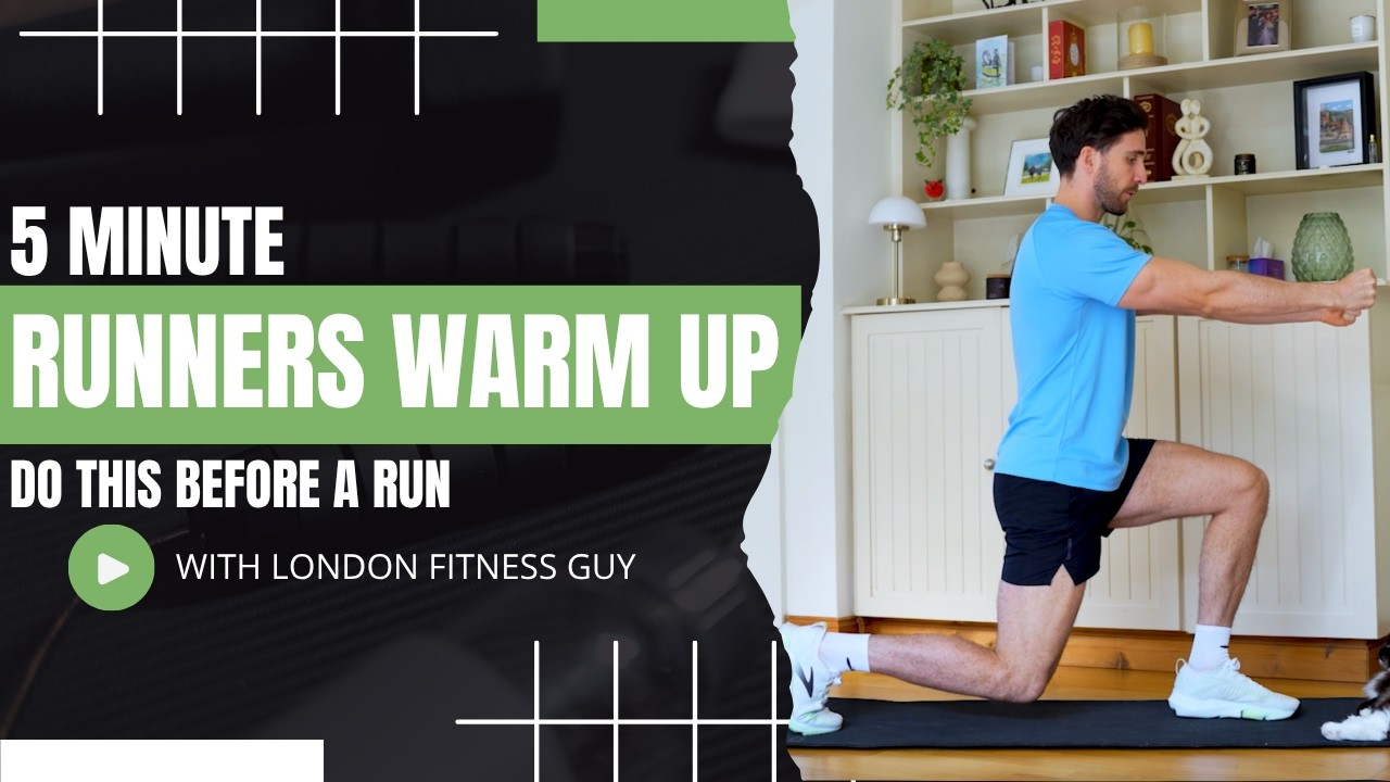 5 minute Warm up to do before you RUN! Follow along routine - YouTube
