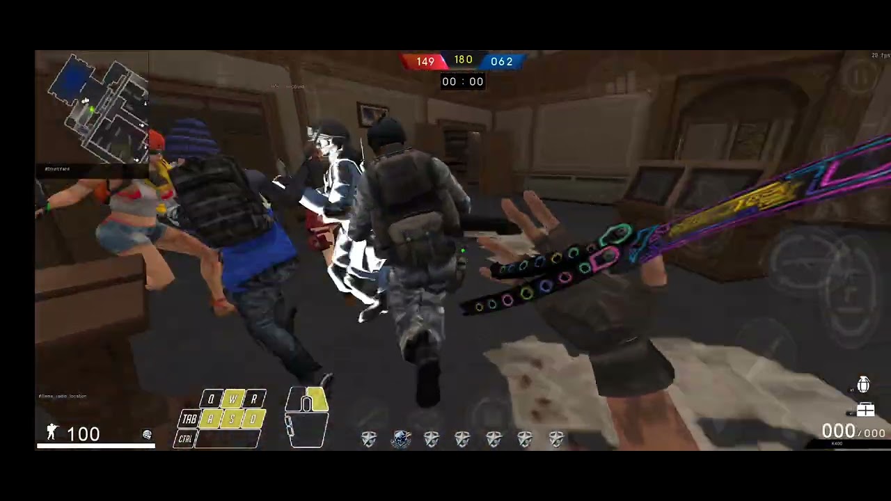 Point blank  di hp dewa knife change slogger