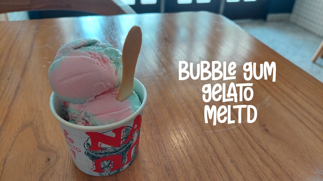 [REVIEW JAJANAN] Gelato Bubble Gum dari Meltd, Pecinta Es Krim Wajib