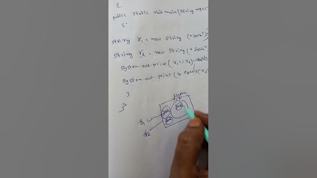 == operator and equal() method in java - YouTube