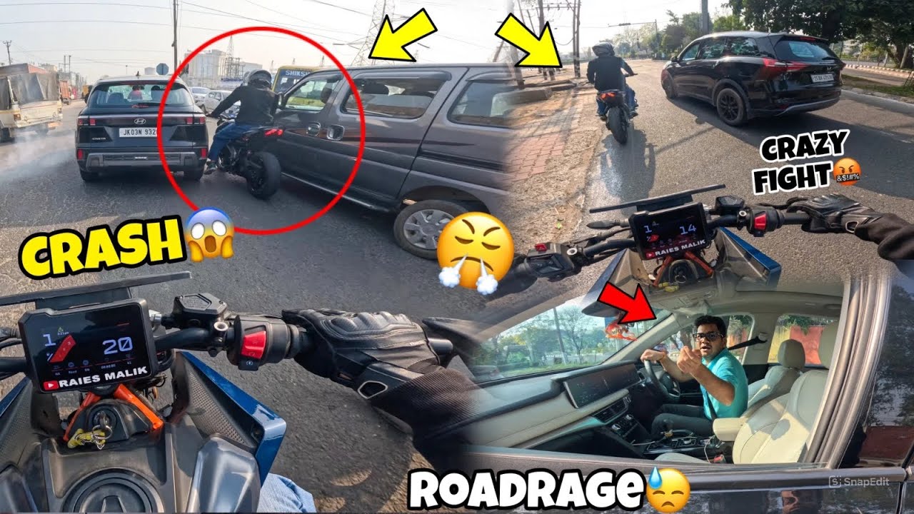 Roadrage With Drunk Guy🤬|| Ns400 Almost Crashed with Car😓|| Crazy Fight😤