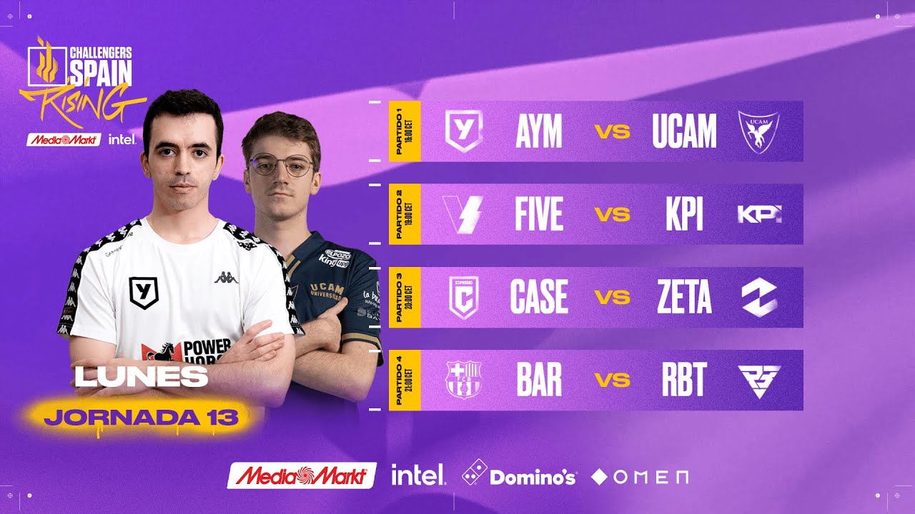 JORNADA 13 - CHALLENGERS SPAIN: RISING MEDIAMARKT INTEL - SPLIT 1 2024 - VALORANT