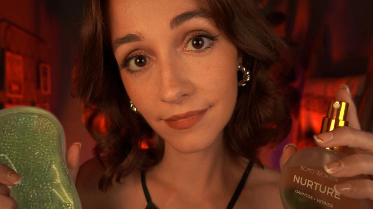 ASMR for Headache and Pain Relief | low red light, soft sounds