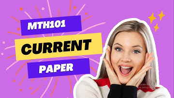 MTH101 || CURRENT PAPER ( Spring 2025) || Virtual University || VU Knowledge Hub