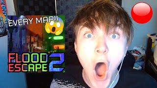 FLOOD ESCAPE 2 EVERY MAP LIVE (game requests later)