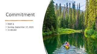 Commitment - (Part 4) - (Daniel 1:3-8) Profile