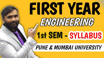 ENGINEERING FIRST TERM SYLLABUS |MUMBAI UNIVERSITY V/S PUNE UNIVERSITY|PRADEEP GIRI UPDATE