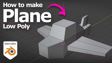 How to make Low Poly Plane in Blender