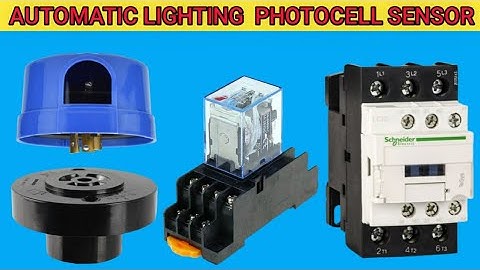 Photocell sensor connection  with Relay & Contactor in Tamil.